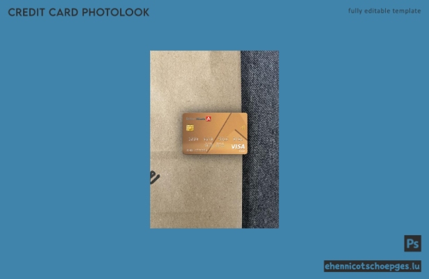 Panama Banco Aliado Bank Visa Goldkarte Fotoansicht Beispielvorschau